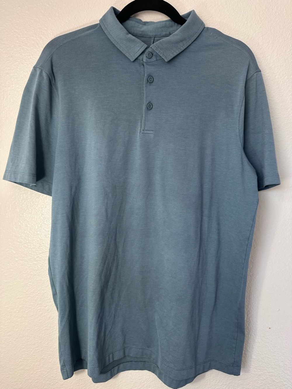 Lululemon Short-Sleeve Polo in Dusty Blue